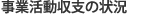 事業活動収支の状況